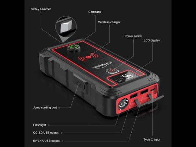 YABER Jump Starter Power Pack - Hands On Review 