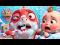 Little Shark Good Night Song 🦈✨ Nursery Rhyme & Baby Song 🌙 Calming Bedtime Lullaby for Kids