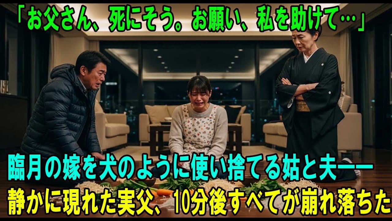 臨月の嫁を犬のようにこき使う姑と夫、財閥会長である実の父親は夫の実家をショベルカーで叩き潰し…壮絶な嫁姑問題。