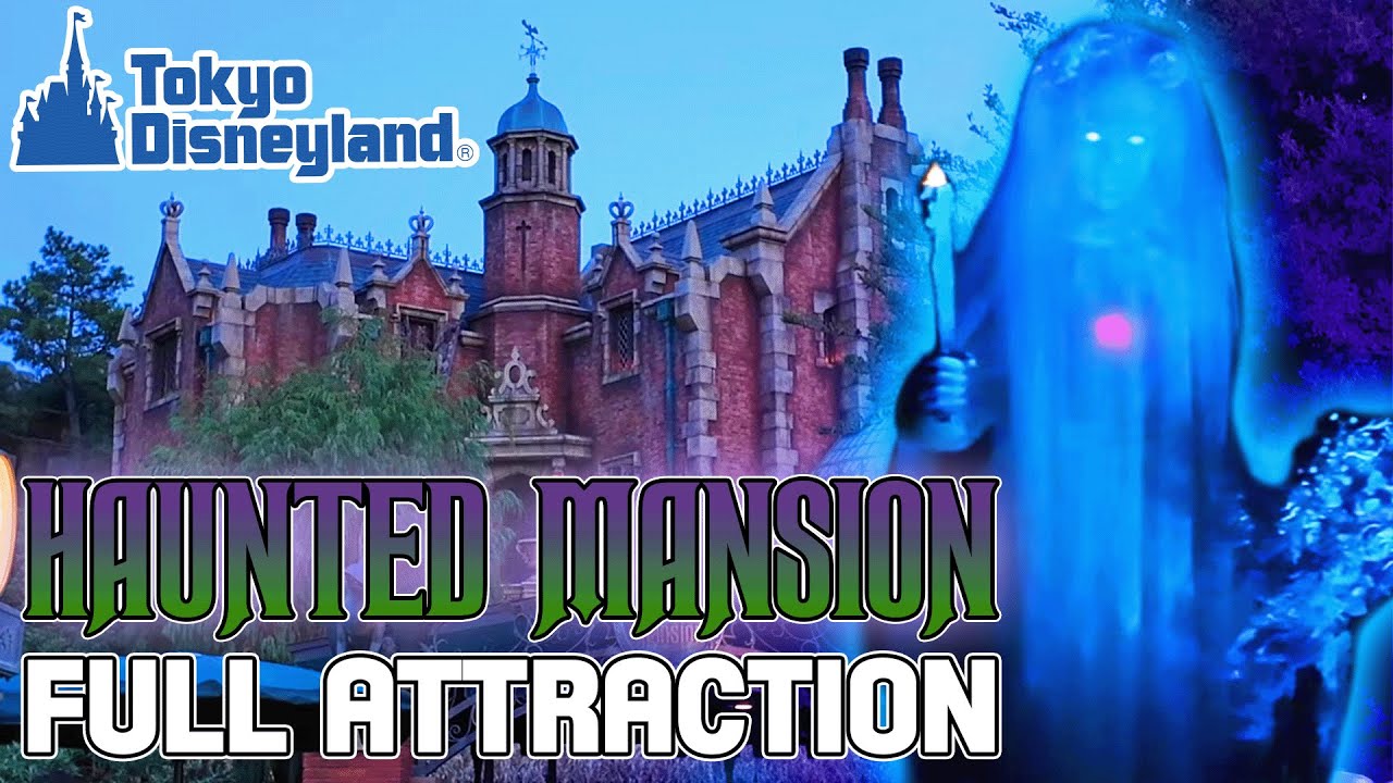 Haunted Mansion Tokyo Disneyland Full Ride POV