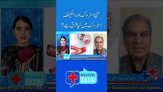 Mini Stroke Vs Ischemic Stroke | Health Talk | Ayesha Ranjha | TV One USA