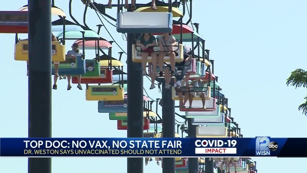 Doctor warns people not to go to State Fair if not vaccinated