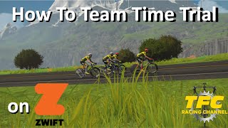 How To Team Time Trial on Zwift screenshot 2