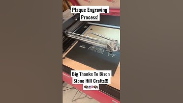Plaque Engraving Process!