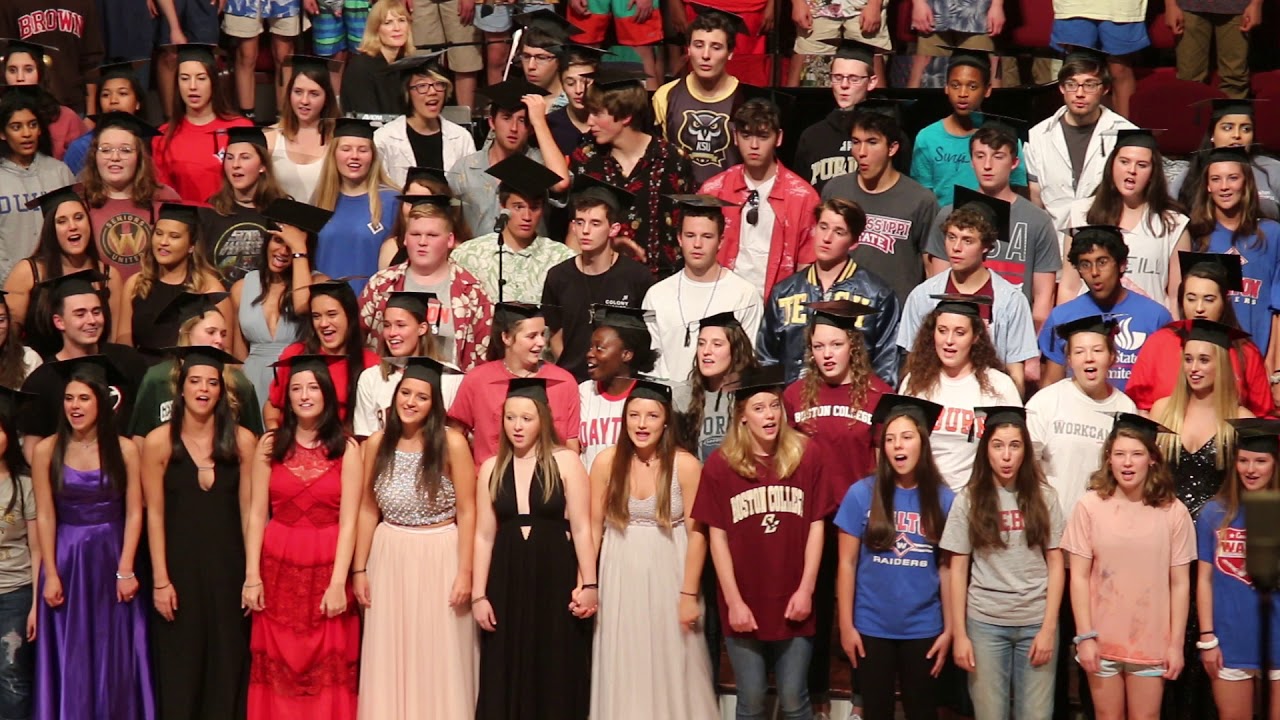 2018 04 24 Walton High 16 Walton Chorus Were all in this Together YouTube