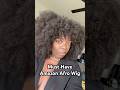 Must Have Natural Hair Wig 😍 #amazonwigs