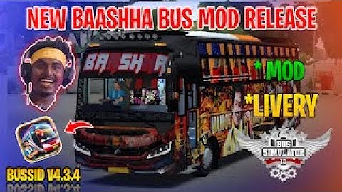 New Zedastra Bus Mod Tamil | Bus Simulator Indonesia | Baashha Bus Livery In Bussid #zedastra #mod