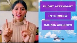 FLIGHT ATTENDANT INTERVIEW | INDONESIA | SAUDIA AIRLINES INTERVIEW | ENGLISH SUBTITLES | SINAR