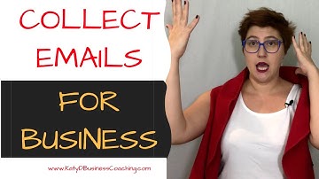 how to create a mailing list from scratch? - how to collect emails?