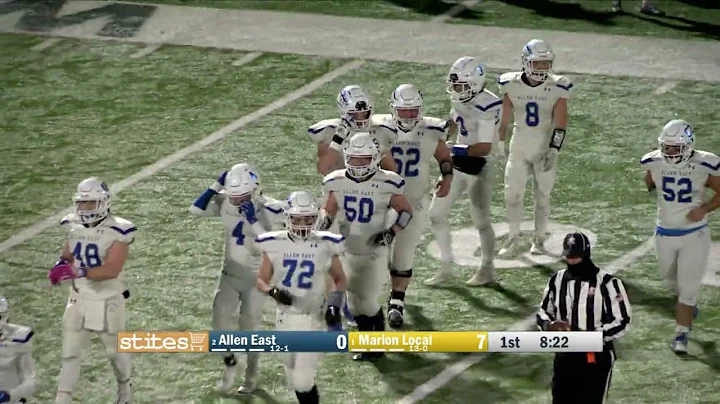 Allen East vs Marion Local Regional Final Football...