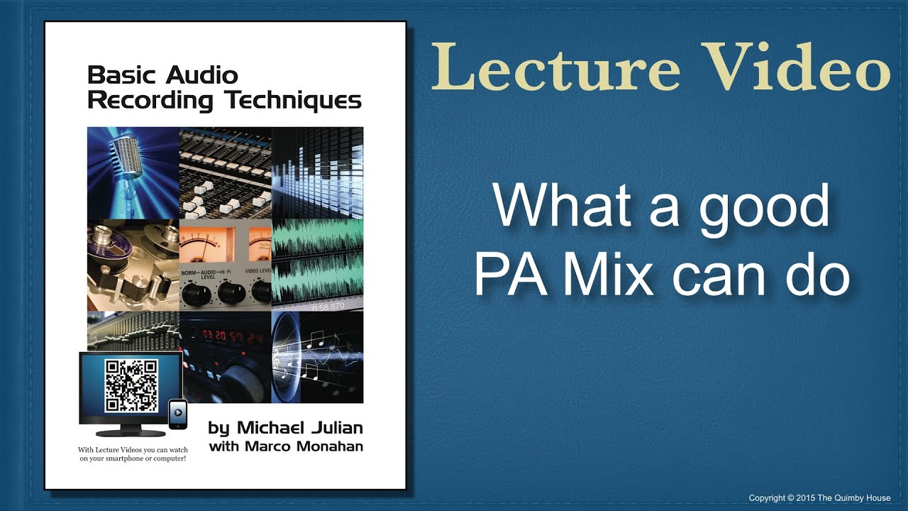 What A Good PA Mix Can Do YouTube