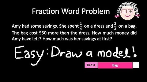 Master Fraction Word Problems Using Bar Models