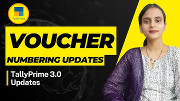 Voucher Numbering Updates | Tally Prime 3.0