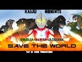 GODZILLA GAMERA ULTRAMAN SAVE THE WORLD!!!  KAIJU MOMENTS # 20