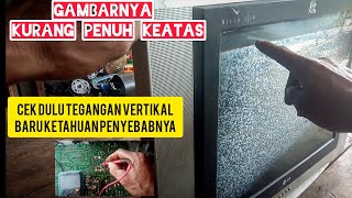 servis tv lg gambar kurang lebar keatas