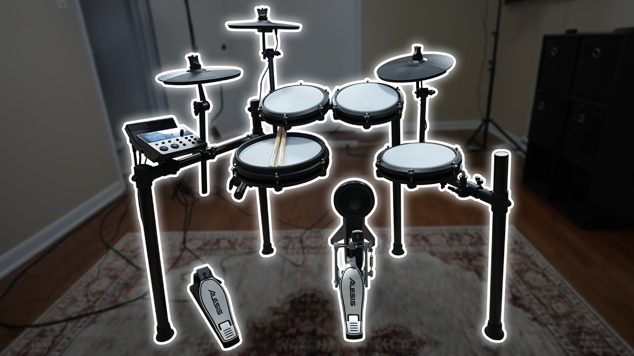 Hey! Play! 7-Piece Toy Drum Set