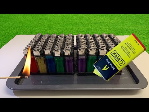 LIGHTERS Vs FIRE! MASSIVE LARGE EXPLOSIONS!!!