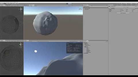 QuadSphere supporting distance based level of detail via Quad Tree subdivision