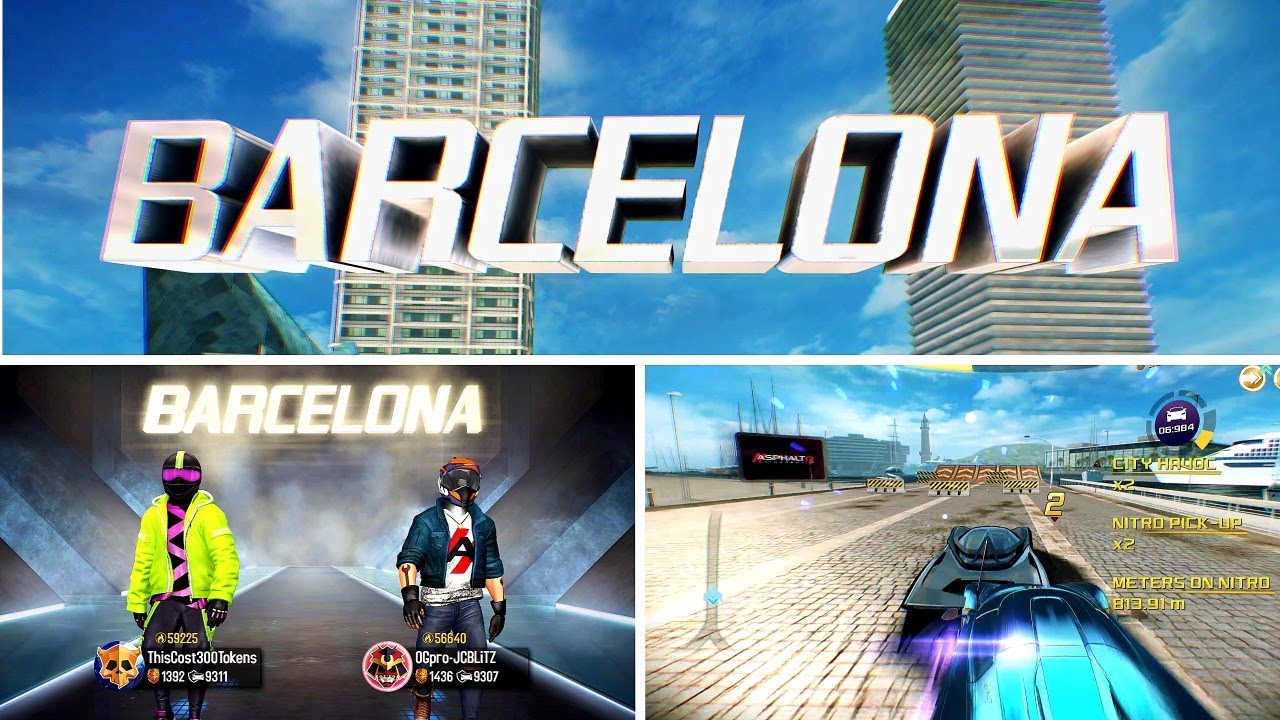 ASPHALT 8 Barcelona DRAMATIC FINISH (Gauntlet 50:5XX)