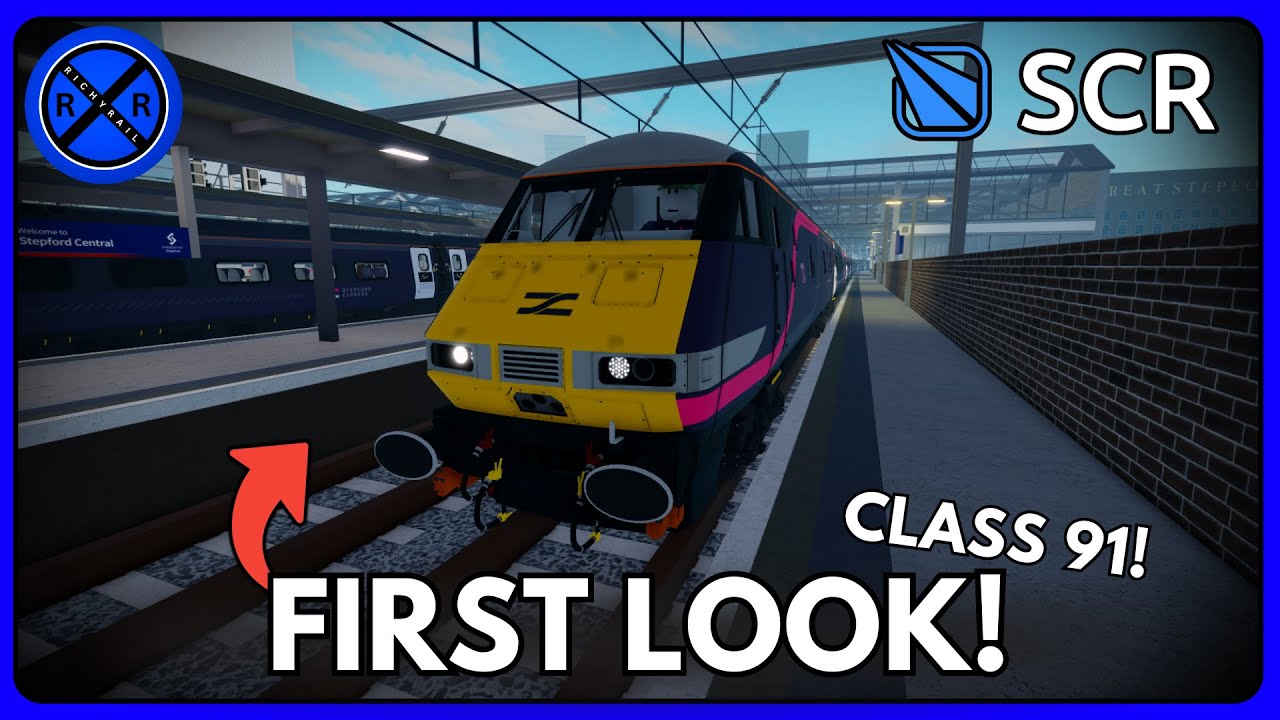 FIRST LOOK! | Stepford Express CLASS 91! | Stepford County Railway (Roblox)