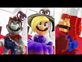 Super Mario Odyssey - Mario Crashes Bowsers Wedding in every Outfit