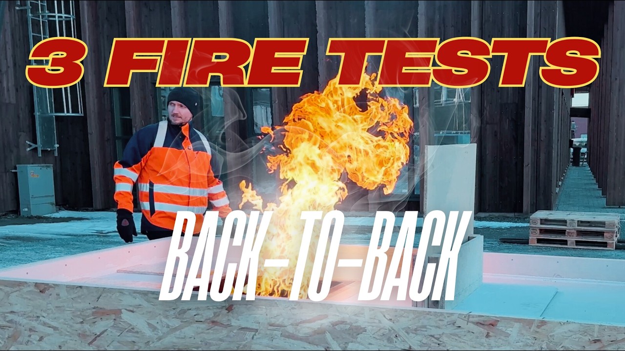3 fire tests, back-to-back-to-back | Firebreather® Cavity Barrier 🔥