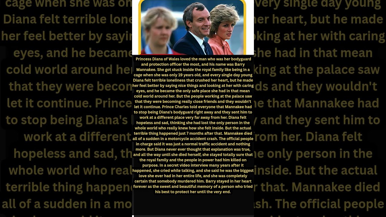 Diana’s Hidden Heartbreak EXPOSED — How She Fell Deeply in Love with Her Bodyguard