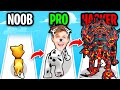 NOOB vs PRO vs HACKER In DOGGY RUN!? (ALL LEVELS!)