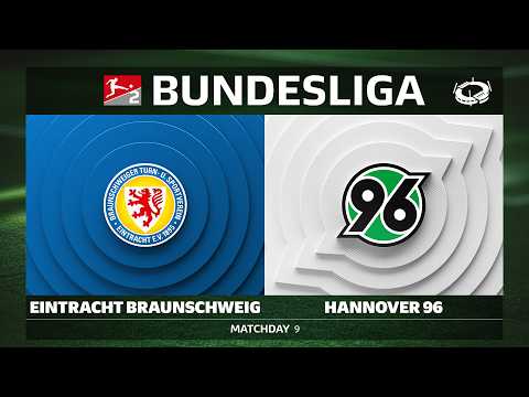 LIVE 🔴 Eintracht Braunschweig vs. Hannover 96 | Matchday 9 \u002D Bundesliga 2 2026/27