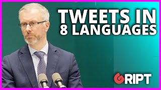 Ogorman Asked About Infamous Tweets In 8 Languages