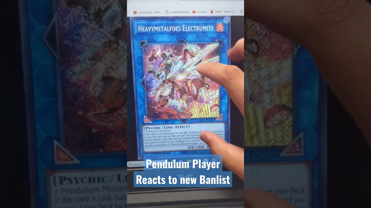 Pendulum Player Reacts to new Yu-Gi-Oh Banlist 2023. SAD and TRAGIC 