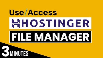 How To Use Hostinger File Manager 2025 | Hostinger Cpanel File Manager