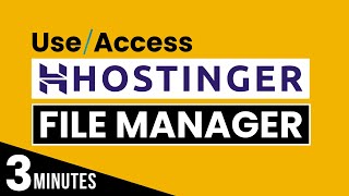 How To Use Hostinger File Manager 2026 | Hostinger Cpanel File Manager