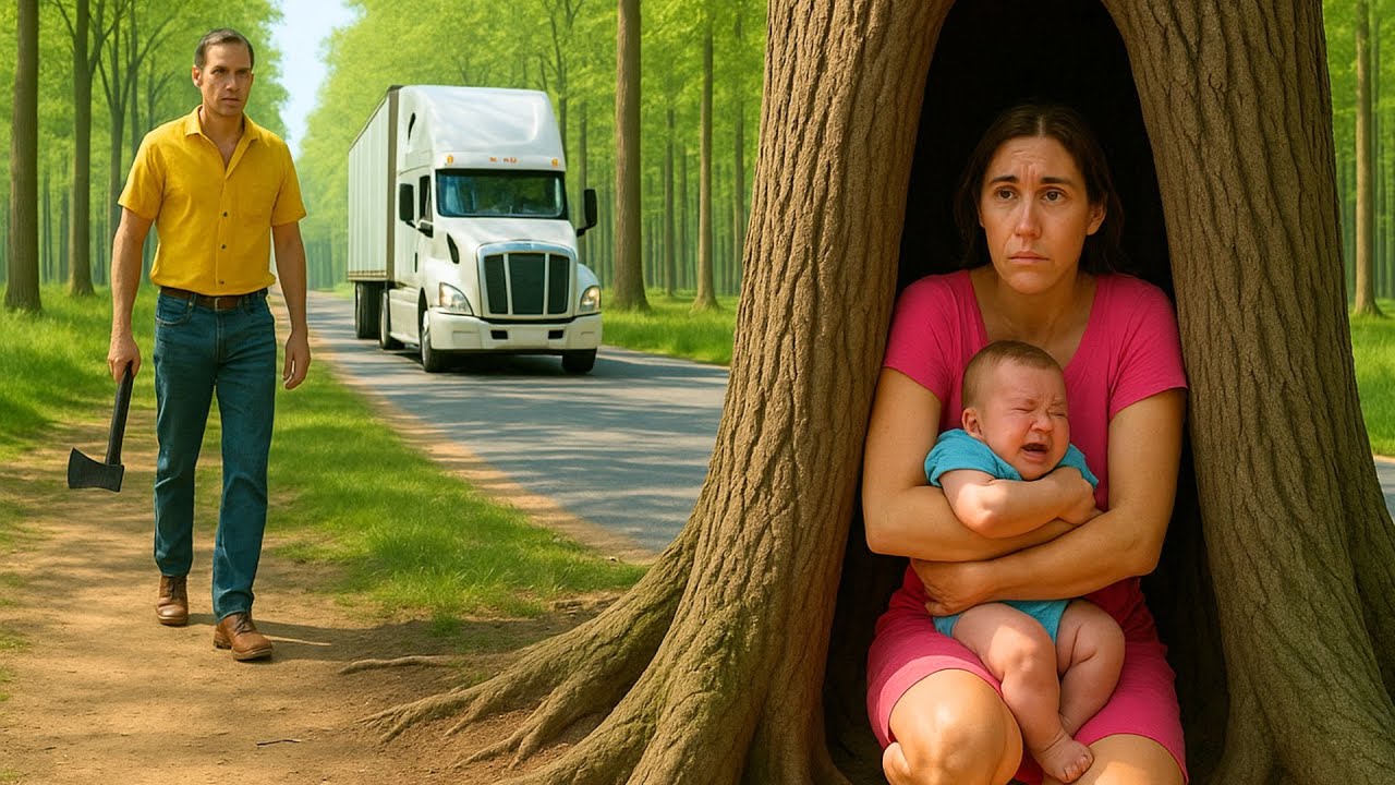 Caminhoneiro sozinho ouve uma árvore CHORANDO na mata então ele descobre isso…
