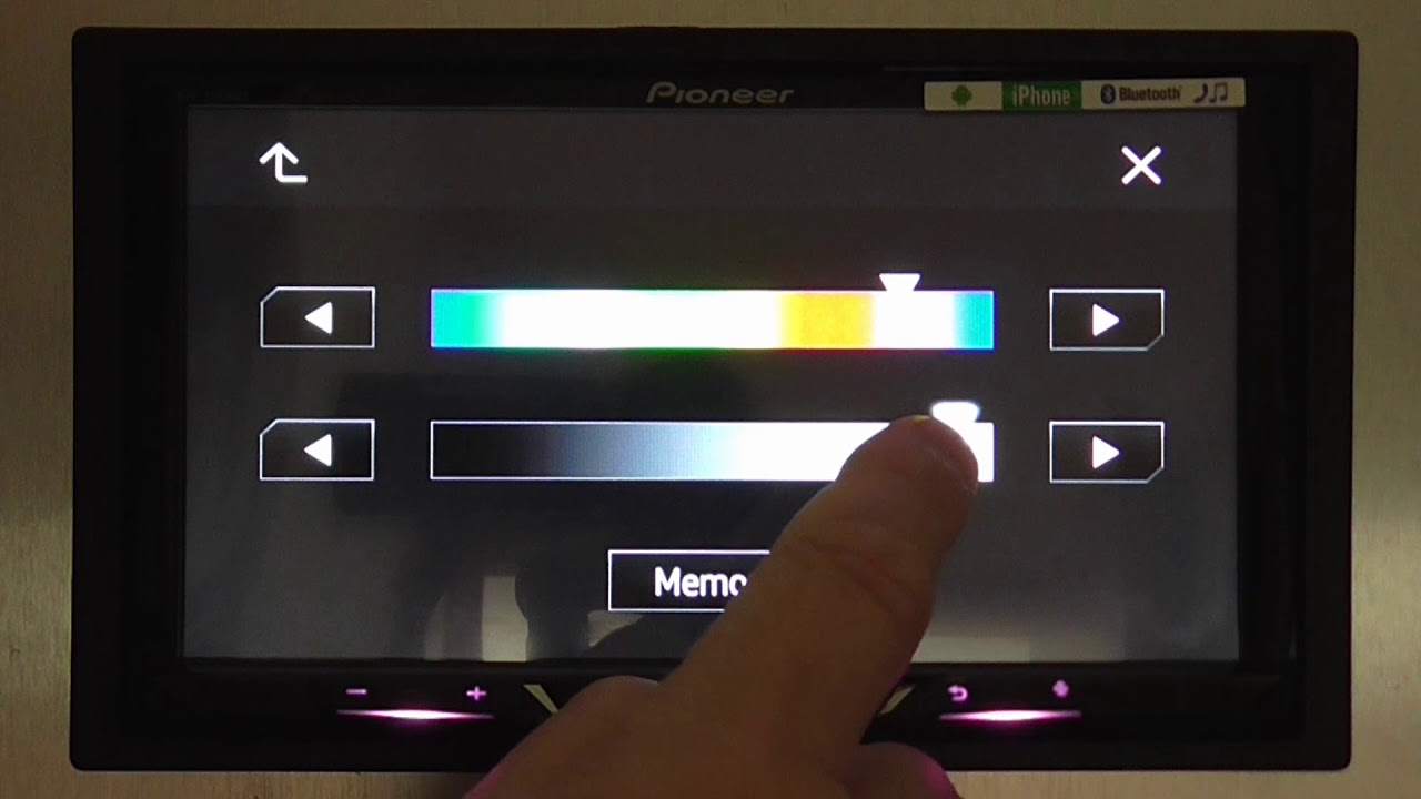 MVH Z5050BT AVH Z5050BT AVH Z7050BT AVH Z2050BT Personalización de Color e Iluminación