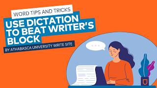 Write Site Word tips and tricks use dictation to beat writer s block