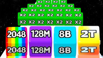 Jelly Race Number Game vs Ladder Master - ASMR Gameplay (NOOB vs PRO vs HACKER) All Max Level