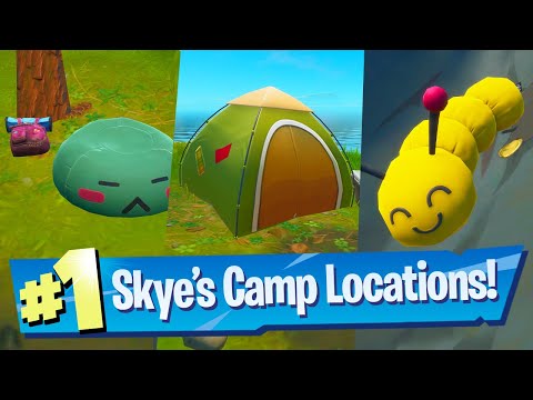 Video: Lokasi Perkemahan Fortnite: Di Mana Menemukan Semua Tempat Perkemahan Pesisir Skye Dijelaskan