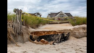 Jersey Shore beach closed after severe erosion