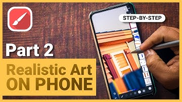 Part-2: Shading | REALISTIC ART on your PHONE with INFINITE PAINTER app | Step-by-Step Tutorial