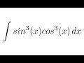 Integral of sin3xcos3x trigonometric identity  substitution