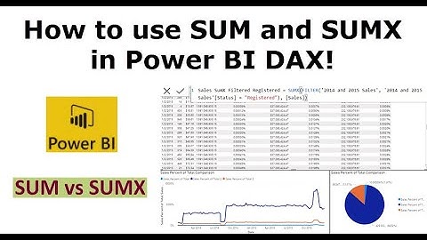 Power BI DAX - How to use SUM and SUMX