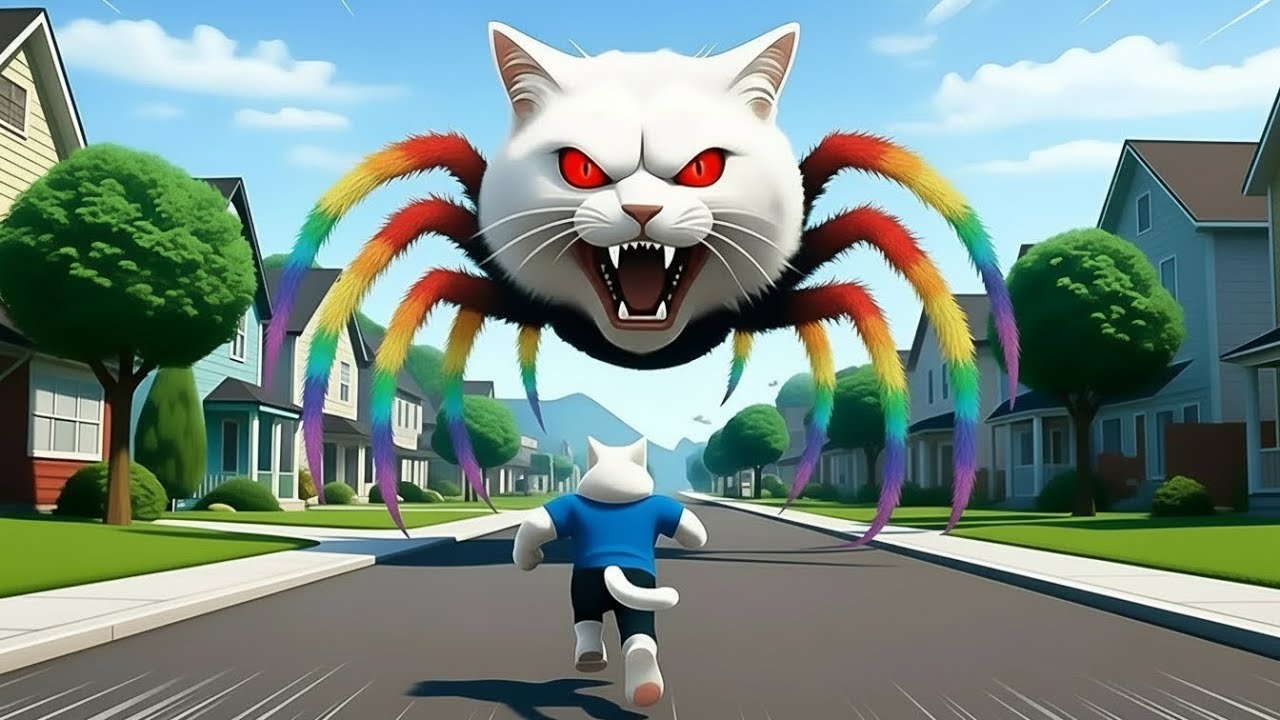 🐈💫🕷️ The Kitten and the Spider’s Mysterious Magic Moment 😵✨ | Cat Story🔮