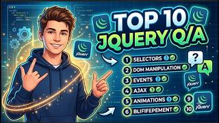Top 10 jQuery Interview Questions & Answers 🔥 | Most Asked jQuery Topics | jQuery Tutorial 2026
