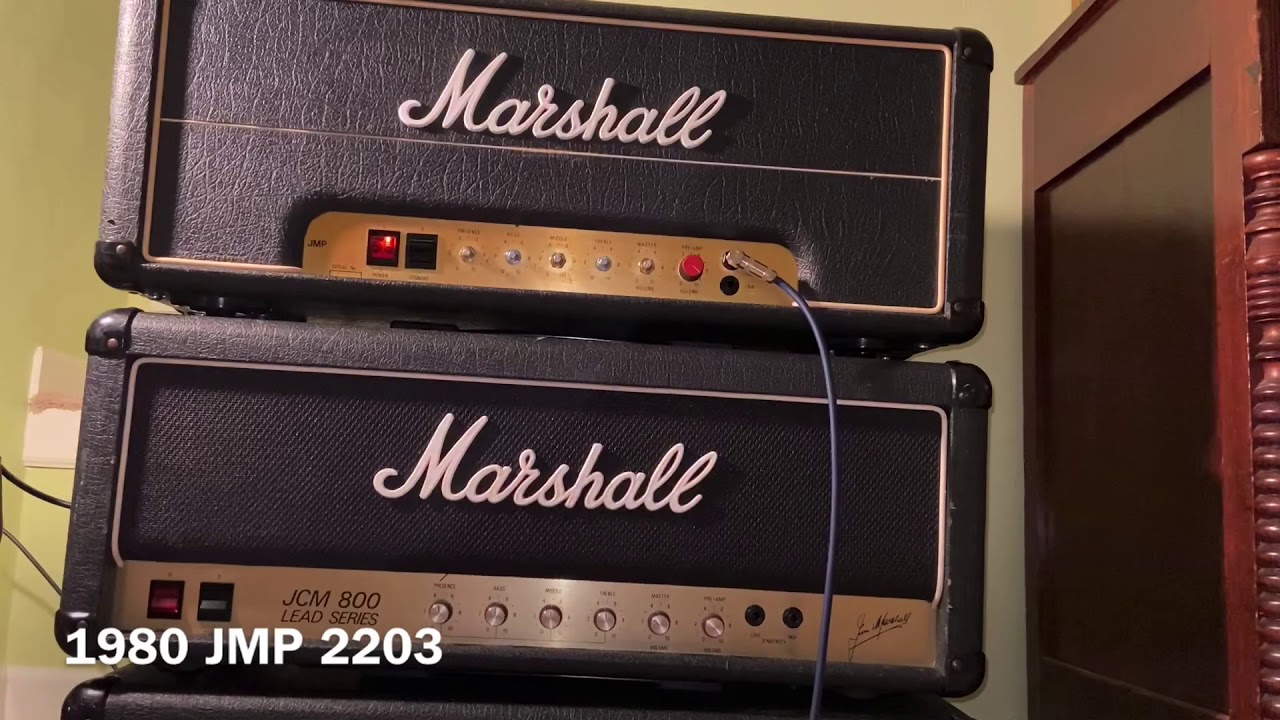 60 Second Battle Marshall Jmp 2203 Vs Marshall Jcm800 2204 Youtube