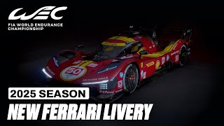 Ferrari Unveil 2025 Hypercar Livery 🇮🇹 I FIA WEC