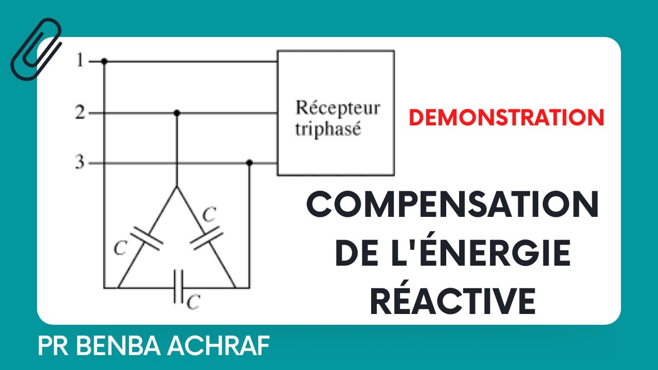 Compensation de l'énergie réactive dans un réseau triphasé