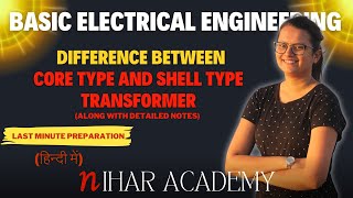 Difference between core type and shell type transformer|Bee|Engineering|Diploma