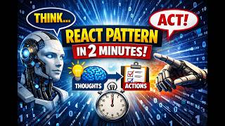 ReAct Pattern in 2 Minutes: How AI Thinks Before It Acts