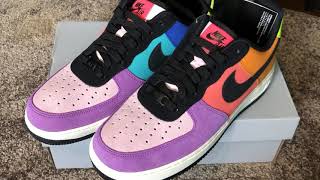 NIKE AIR FORCE 1 '07 LV8 PRISM PINK/BLACK-BRIGHT VIOLET 紹介